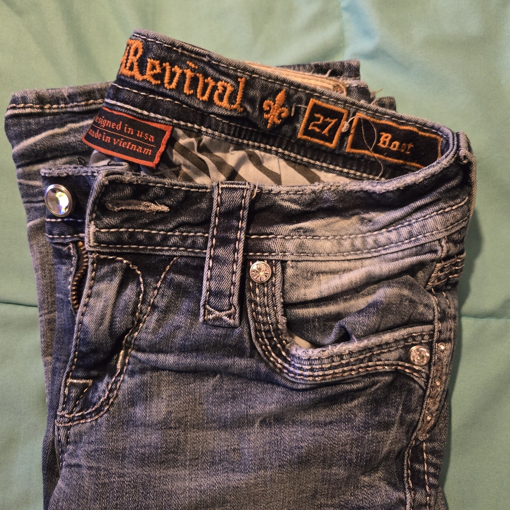 Rock Revival Blue Boot Cut Jeans